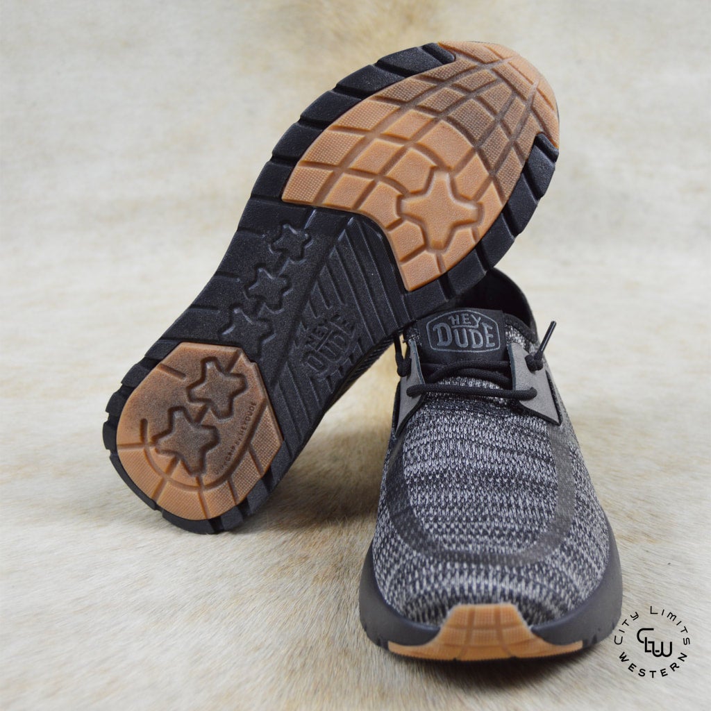 Hey Dude Sirocco Black Night Tennis Shoes City Limits Western